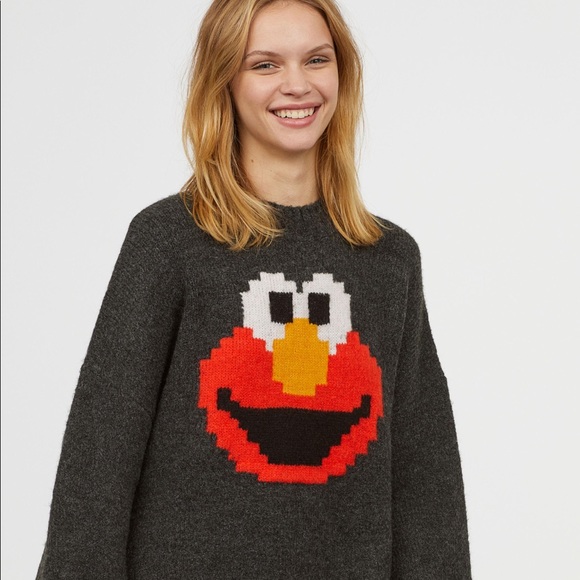 H\u0026M | Sweaters | Hm Jacquard Knit Elmo 